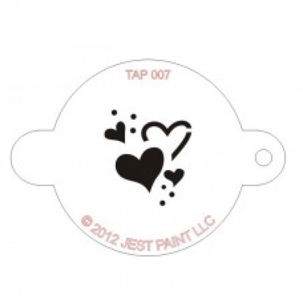 TAP 007 Stencil Hearts